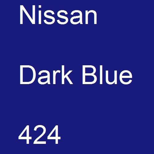 Nissan, Dark Blue, 424.